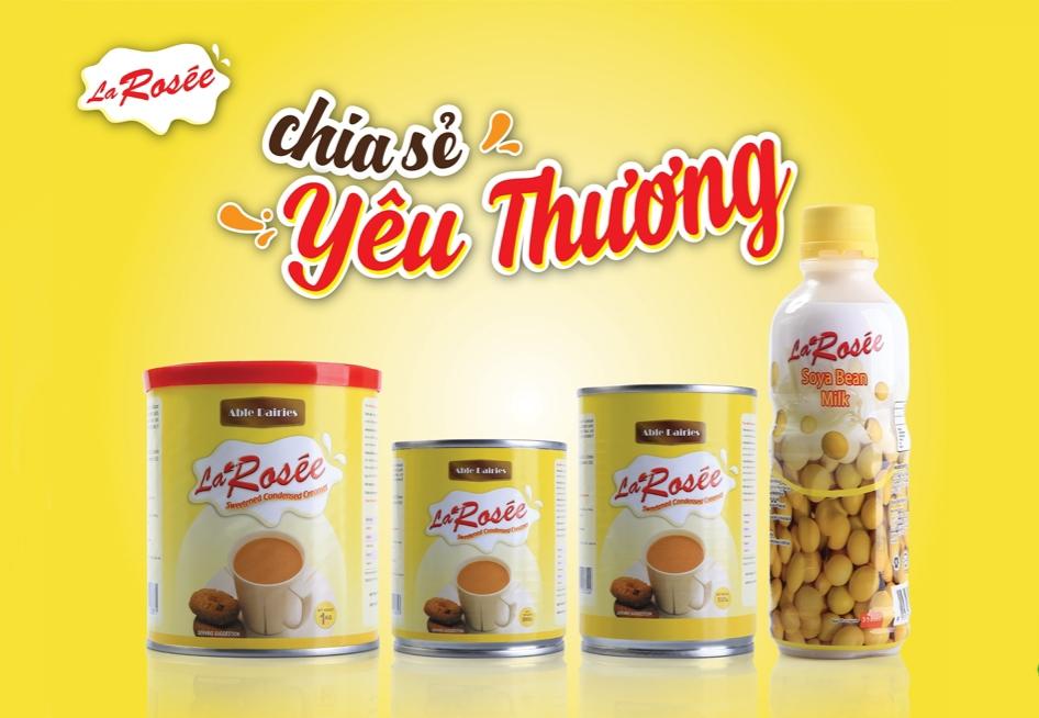 [HCM]Sữa đặc có đường Larosee 380gr
