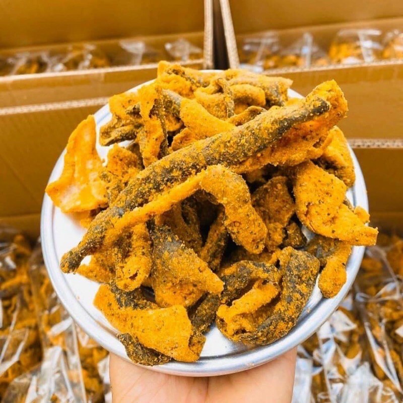 Da cá trứng muối  500gr - Siêu Ăn Vặt