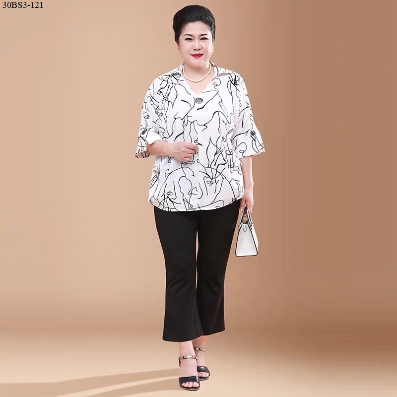 ÁO KIỂU TAY LỠ TRUNG NIÊN BIG SIZE