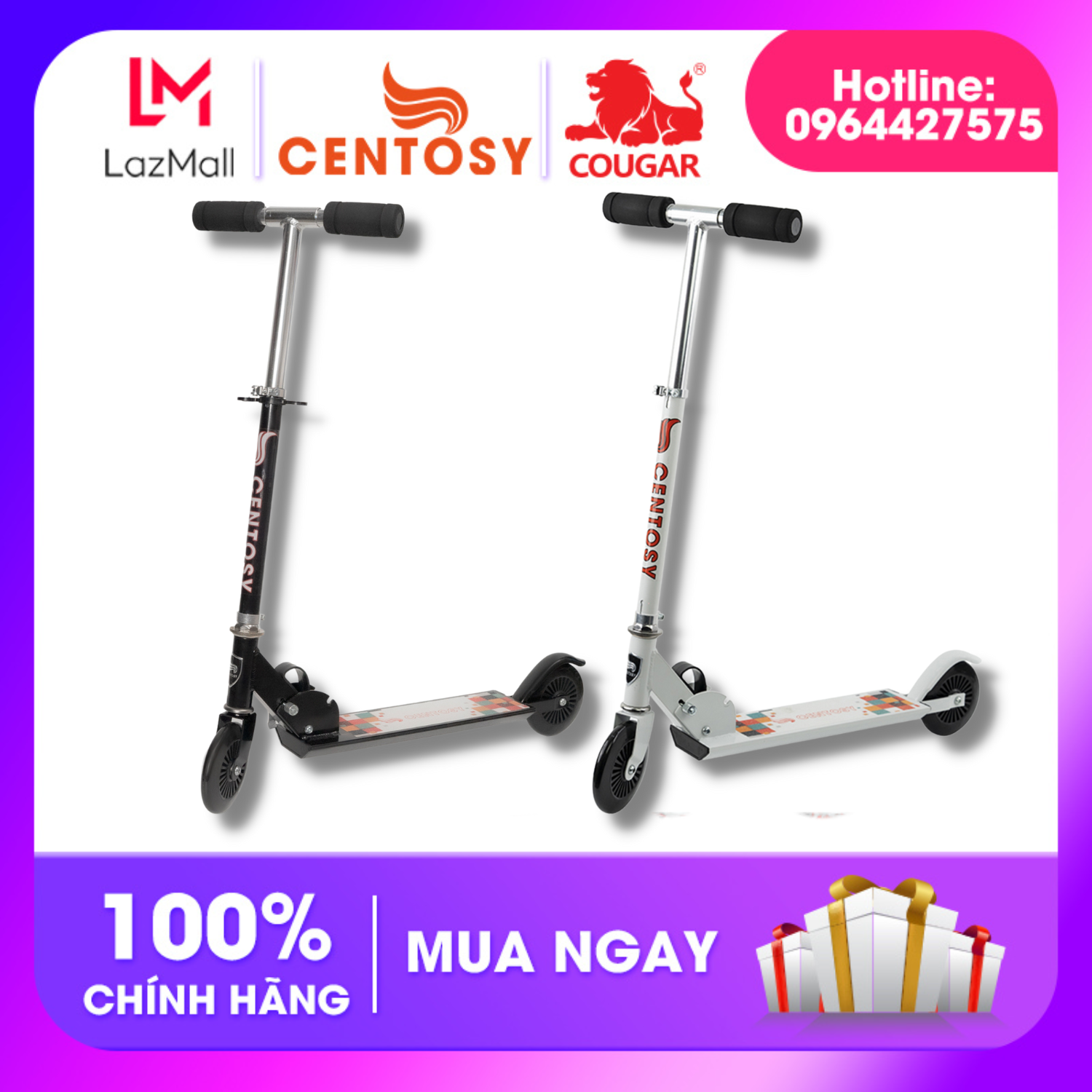 Xe trượt scooter người lớn Centosy C1 , Scooter C1 , xe scooter chính hãng cao cấp