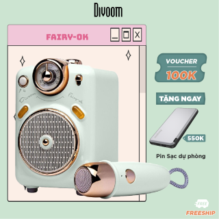 Loa Bluetooth Divoom Fairy-Ok kèm micro Karaoke đa năng thumbnail