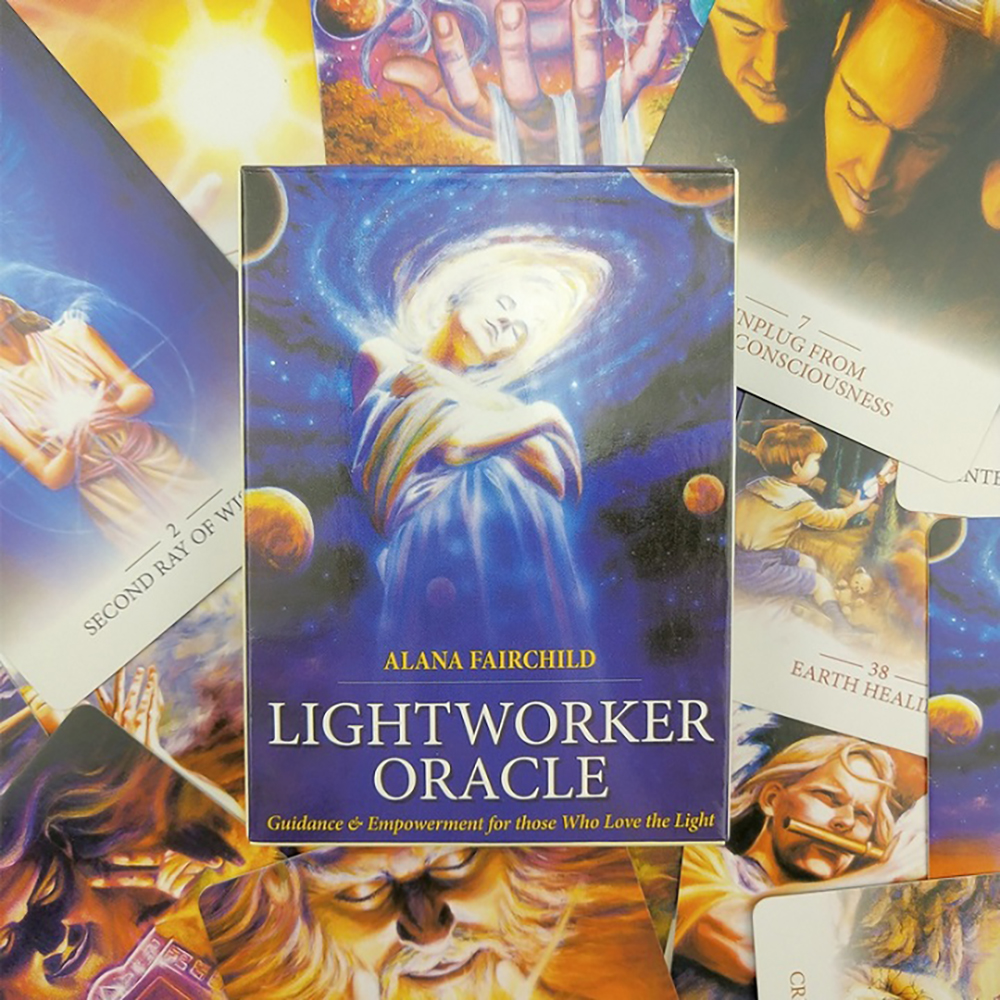 Bộ Bài Oracle Light Worker Tặng Đá Thanh Tẩy
