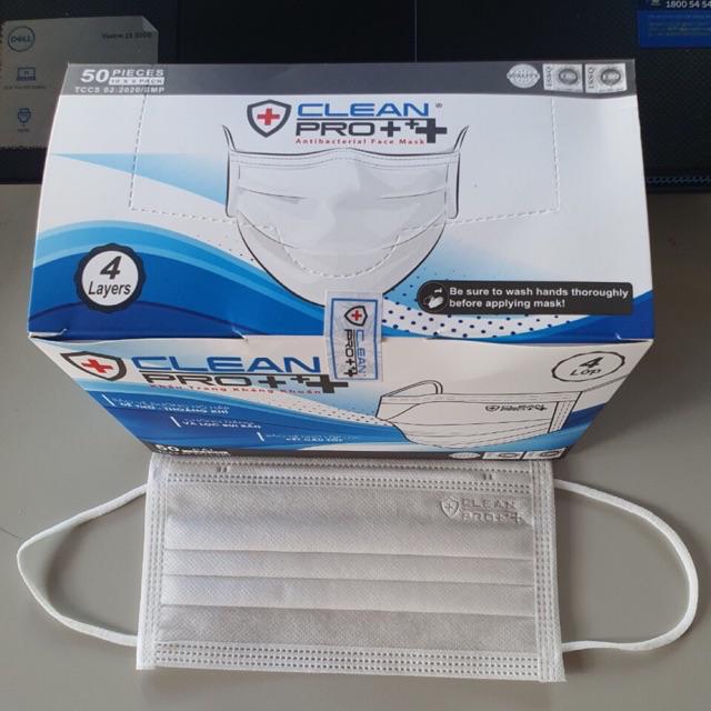 KHẨU TRANG Y TẾ CLEAN PRO 50 PCS