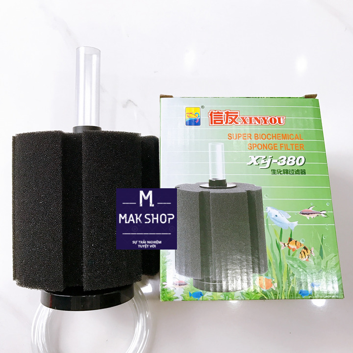 Lọc vi sinh, lọc bio, lọc mút xy-380 cho hồ cá cảnh, nơi trú ngụ của vi sinh