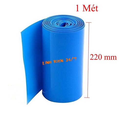 MÀNG CO NHIỆT PVC CÁCH ĐIỆN BỌC CELL PIN BẢN 220MM – 1 MÉT