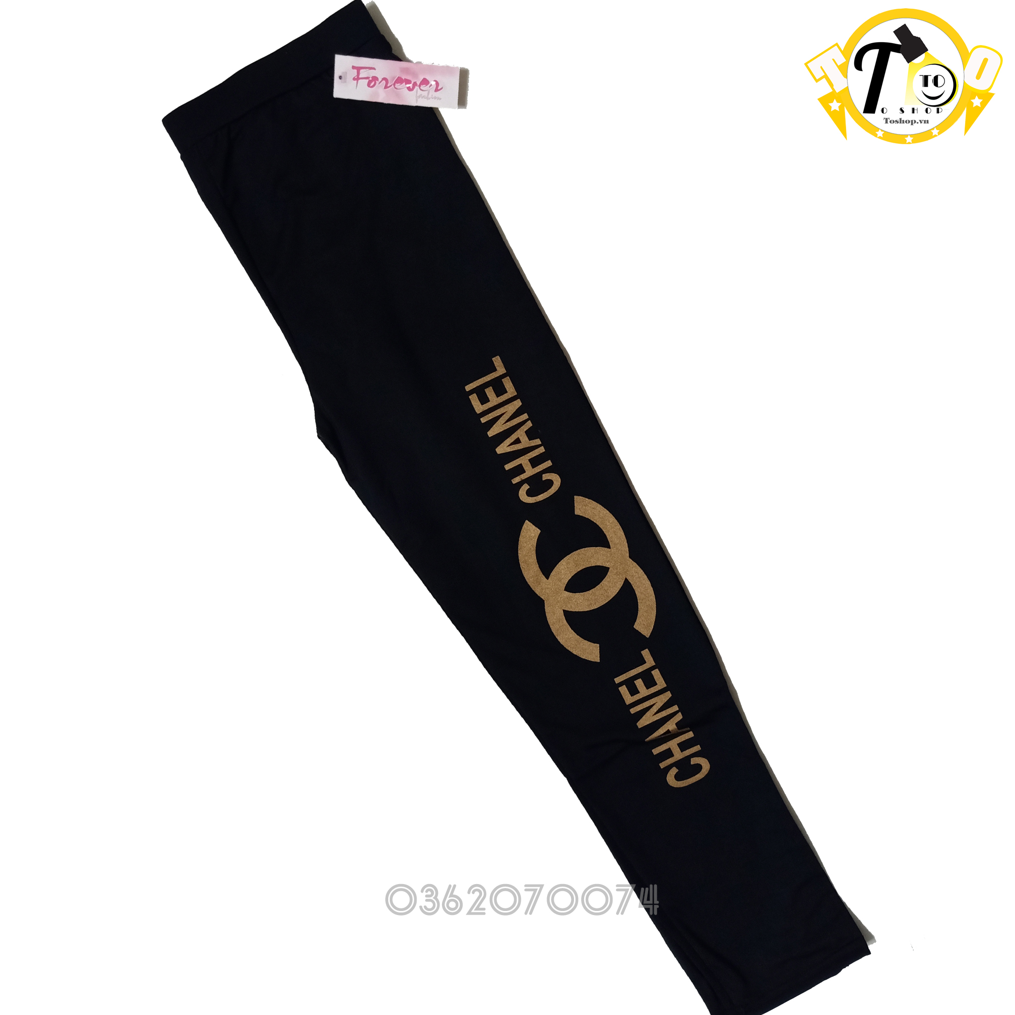 [HCM]Quần legging nữ - thun nữ in Cn Vàng [ảnh + video thật]