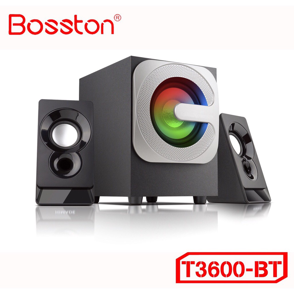 [HCM]Loa vi tính Bluetooth 2.1 Boston T3600 BT (1 bass 2 treb)