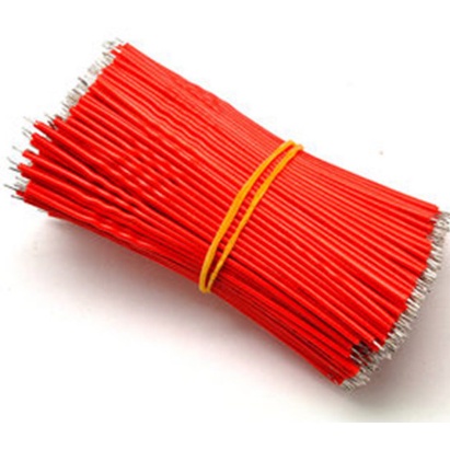 Dây điện si chì 30cm màu đỏ cắm test mạch điện( 10 sợi)