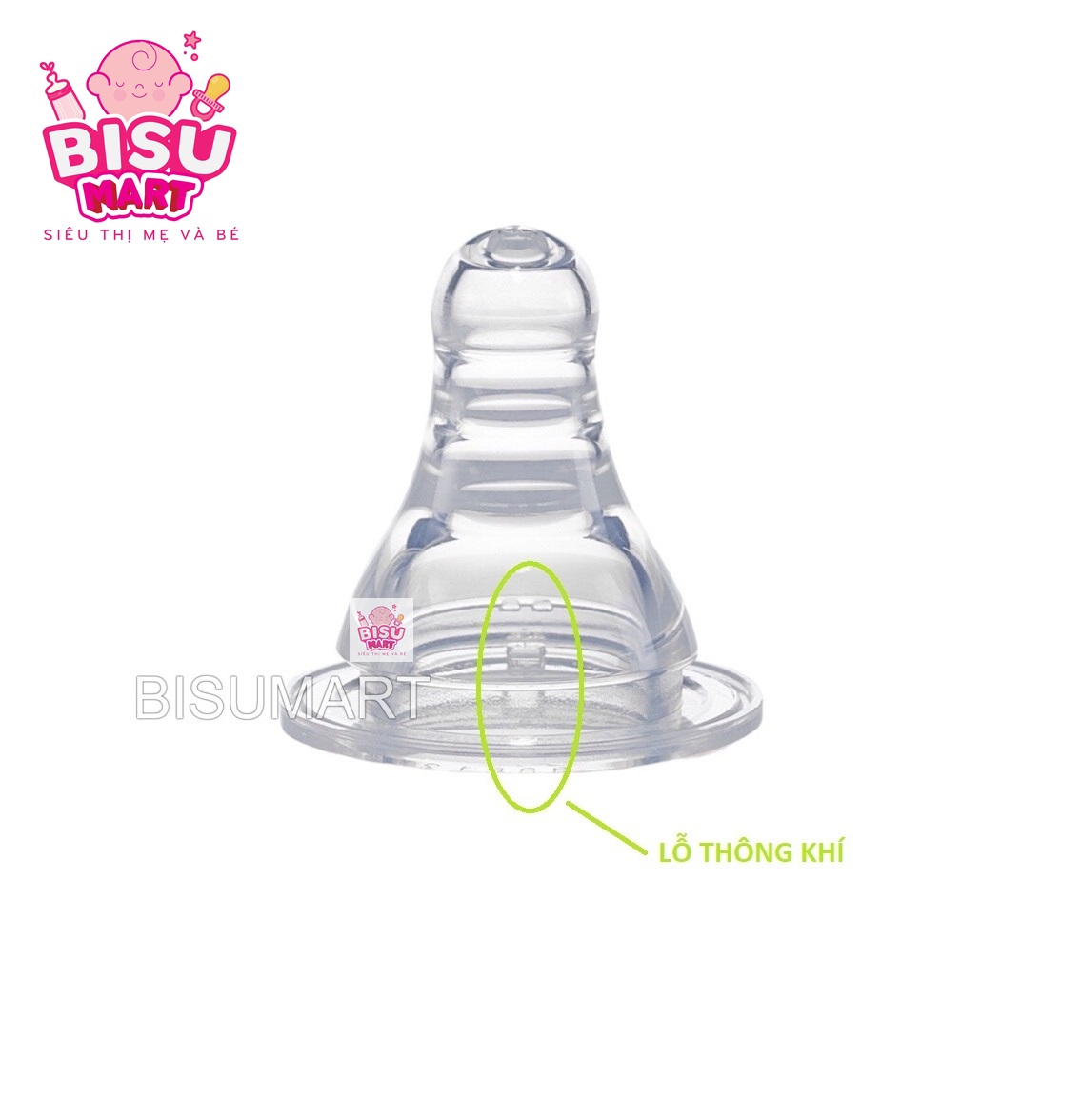 Núm vú cổ hẹp silicon siêu mềm Aquasart Dream Size S, M, L, +