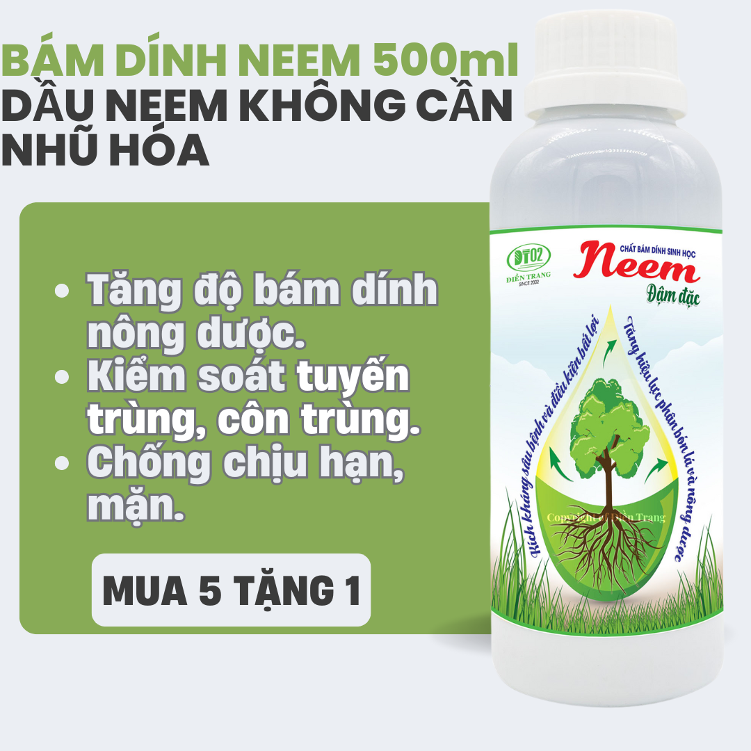Bám dính sinh học Neem 500ml