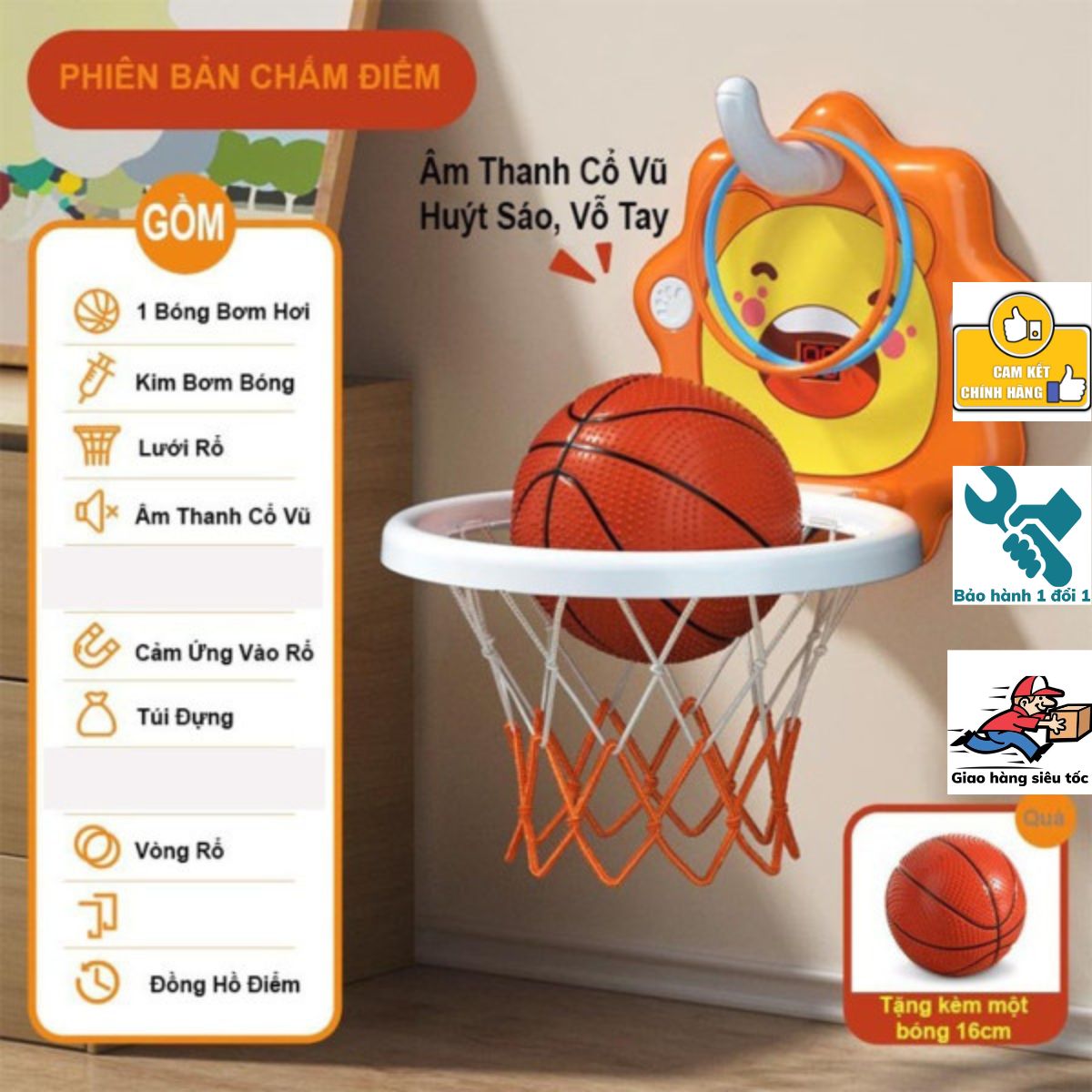 đồ chơi trẻ em Bộ bóng rổ Basketball Môn thể thao Rèn luyện sức khỏe nâng