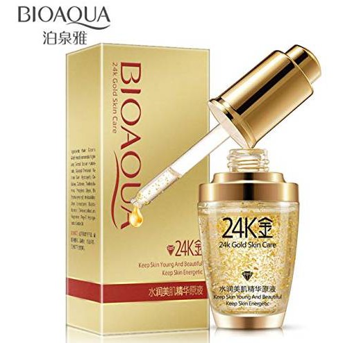 Tinh chất serum 24k gold skincare chính hãng Bioaqua SERUM 24K GOLD Tinh chất dưỡng da chuyên sâu trắng da và chống lão hóa Bioaqua