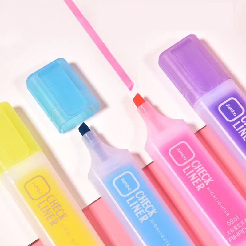 Q Bút đánh dấu nhiều màu hỗ trợ ghi nhớ công việc màu đẹp,Permanent,Highlighter-Galit625