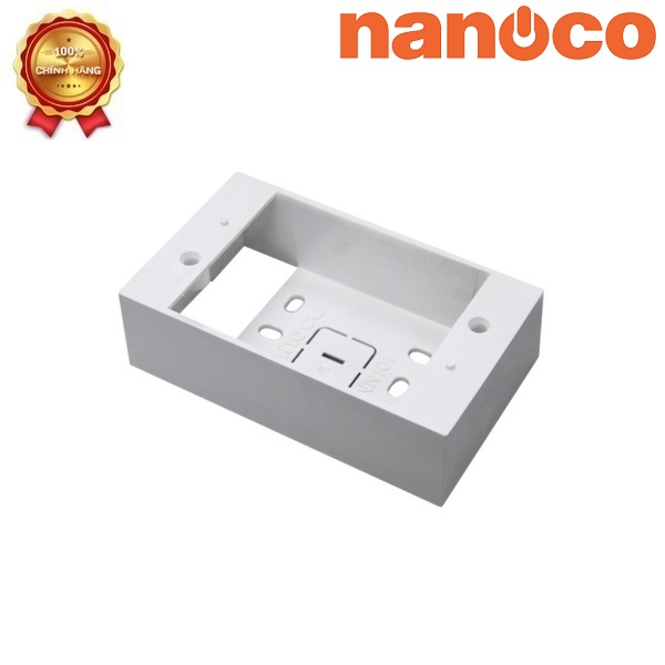 Hộp nổi nanoco đơn 120x70x35mm nn101f