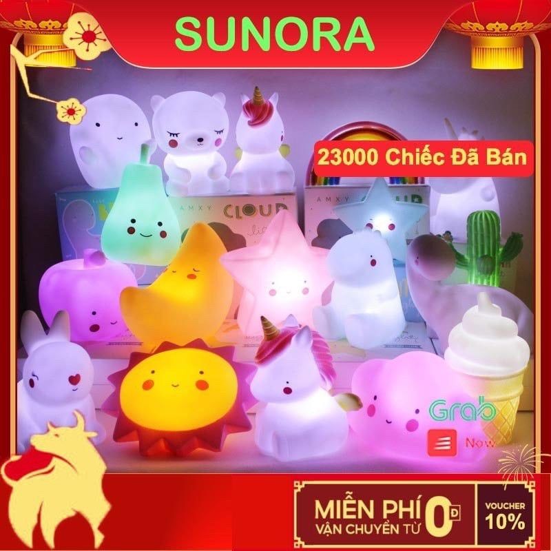ĐÈN NGỦ SILICON CUTE DÙNG PIN CHO BÉ YÊU