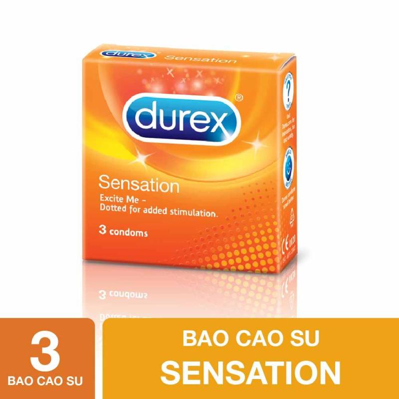 Bộ Bao cao su Durex Sensation 3 Hộp 3 Bao cao cấp