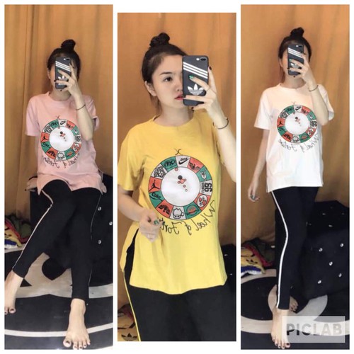 [HCM]SET BỘ COTTON DÀI XẺ TÀ - TD02