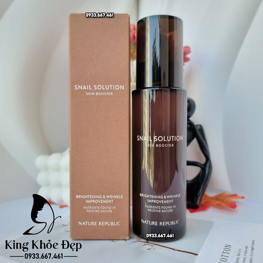 [HCM]Nước Cân Bằng Nature Republic Snail Solution Skin Booster