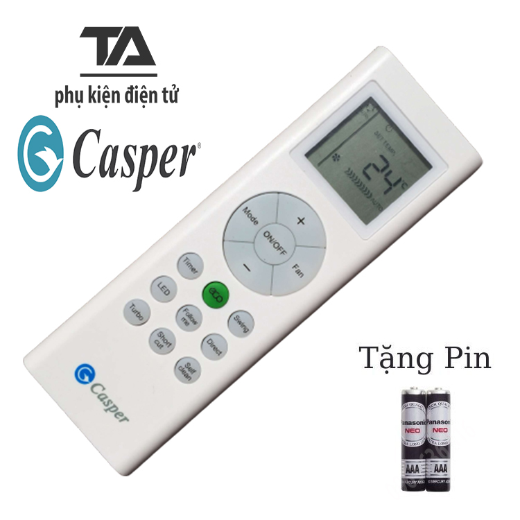 Remote máy lạnh Casper ✔ Điều khiển điều hòa Casper