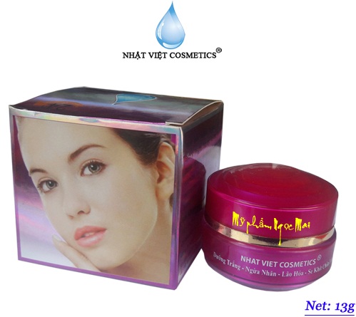 kem dưỡng trắng da dành cho da dầu, ngừa nhăn, ngăn lão hóa, se khít lỗ chân lông NHẬT VIỆT COSMETICS (13g)