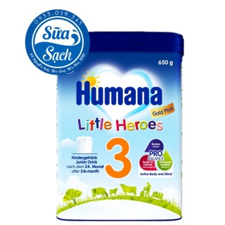Sữa Humana Gold 3 800gr (Mẫu mới 650gr - trên 24 tháng) Date mới thumbnail