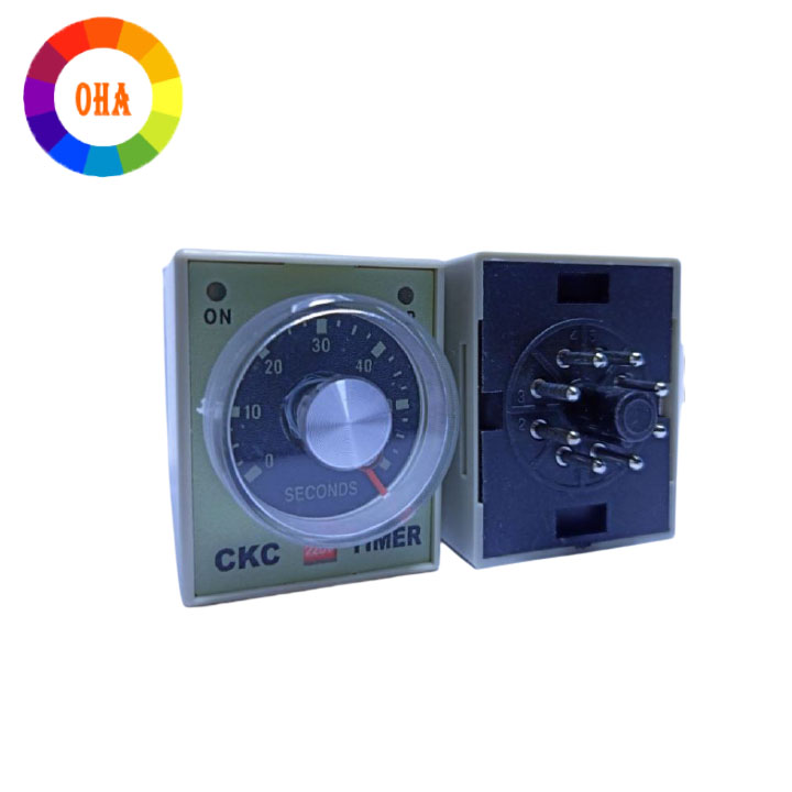 Rơ Le Thời Gian CKC, IC TIMER CKC AH3(10S, 30S, 60S, 10M, 30M, 60M)