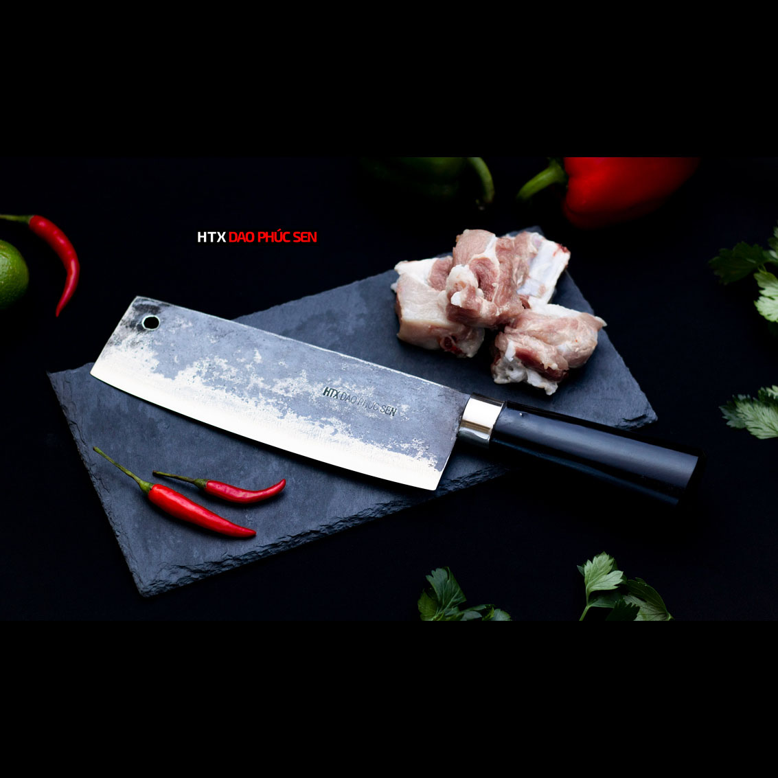 Bộ dao nhíp xe cán gỗ CB108 DAO VIP CAO BẰNG