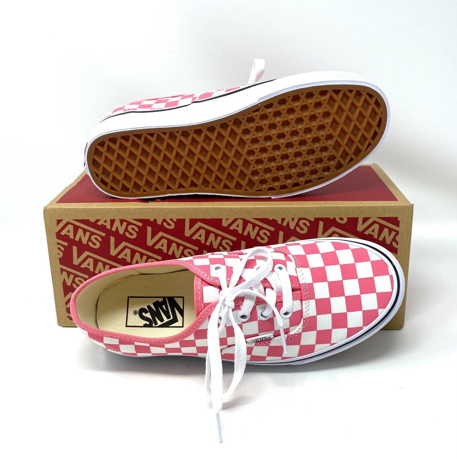 Chính Hãng Giày Vans Authentic Checker Pink / Valentines