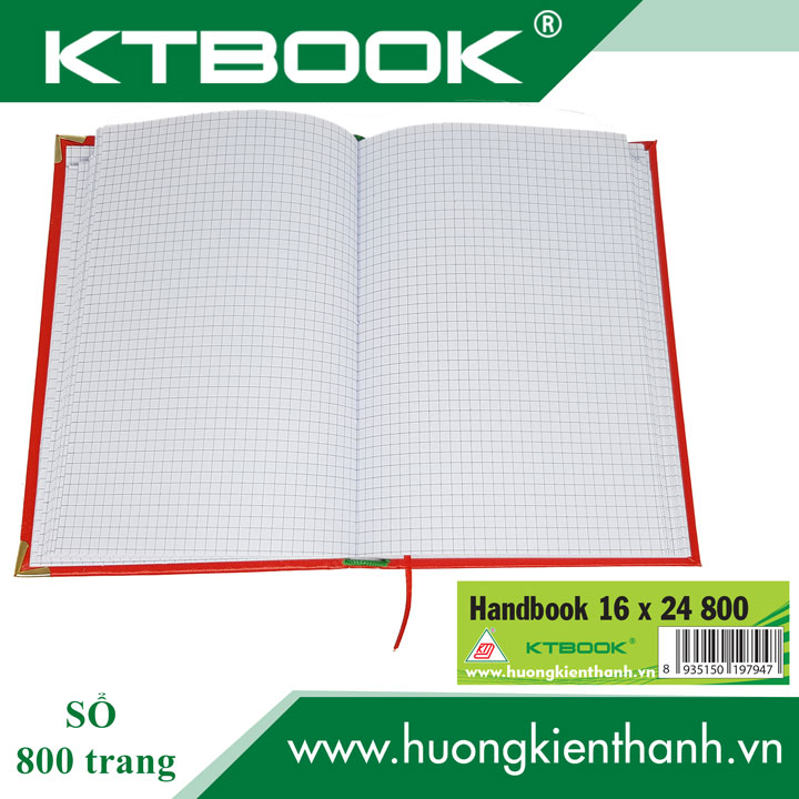 SỔ BÌA DA CAO CẤP HANDBOOK DÀI 800 TRANG