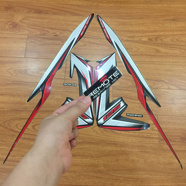 Tem decal dán xe Airblade đời 2013+2014 trang trí xe máy, đẹp mắt đặc sắc