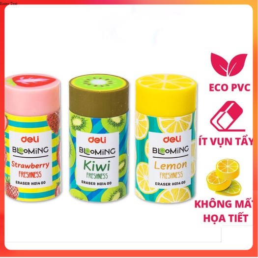 Gôm tẩy hoa quả deli h014_butmaydep