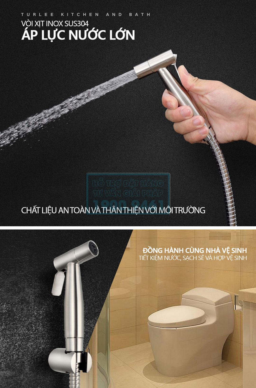 Vòi xịt vệ sinh Inox SUS304 9060