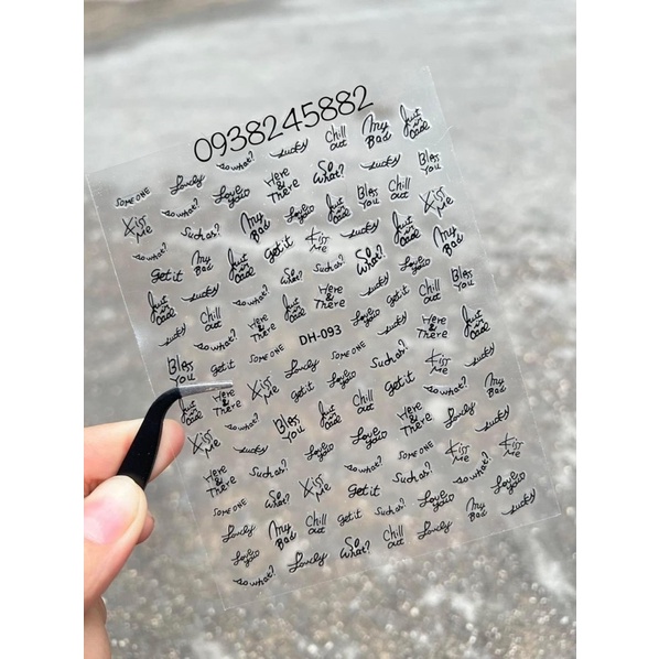 Sticker Dán Móng [ Rẻ Vô Địch]