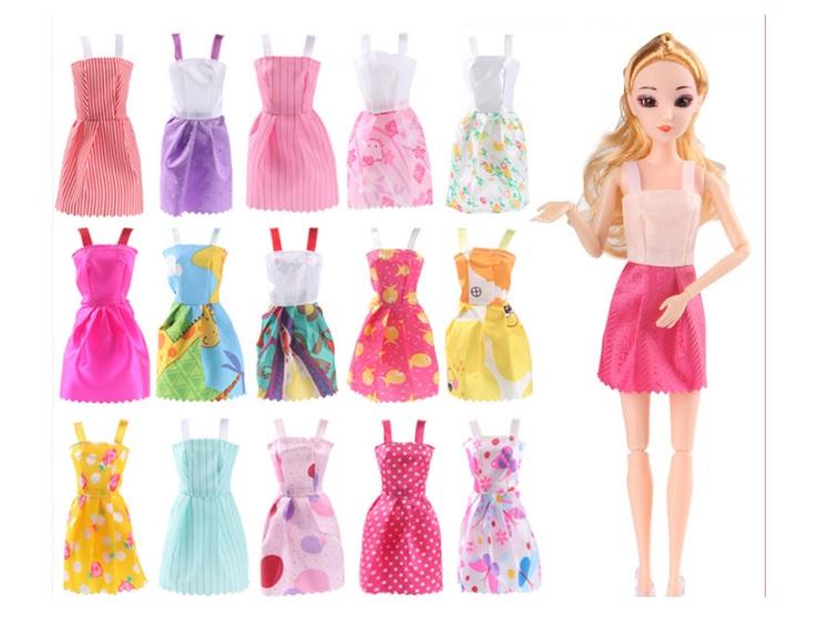 Bộ 02 Búp Bê 12 Khớp Trơn + (Tặng 5 Váy Ngắn + 10 Đôi Giầy)
