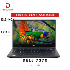 Máy tính Dell Latitude 7370 Core M5, Ram 8, SSD 256, 13,3inch Full HD