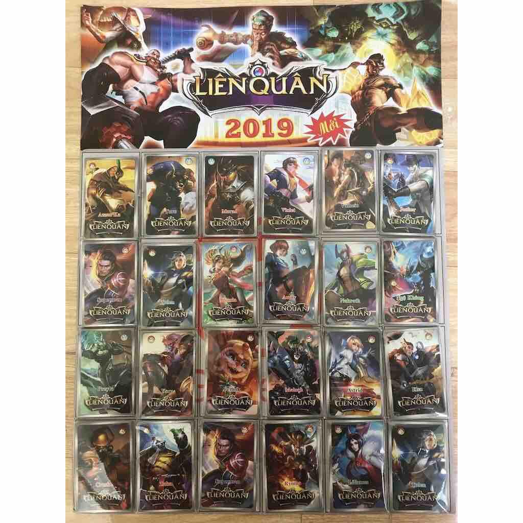 [HCM]Thẻ bài Liên Quân combo 2 bộ (1 bộ gồm 18 lá)