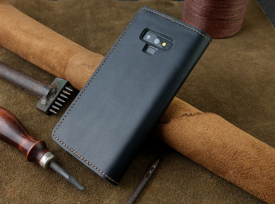 Bao Da Samsung Galaxy Note 9 Handmade Da Bò Thật
