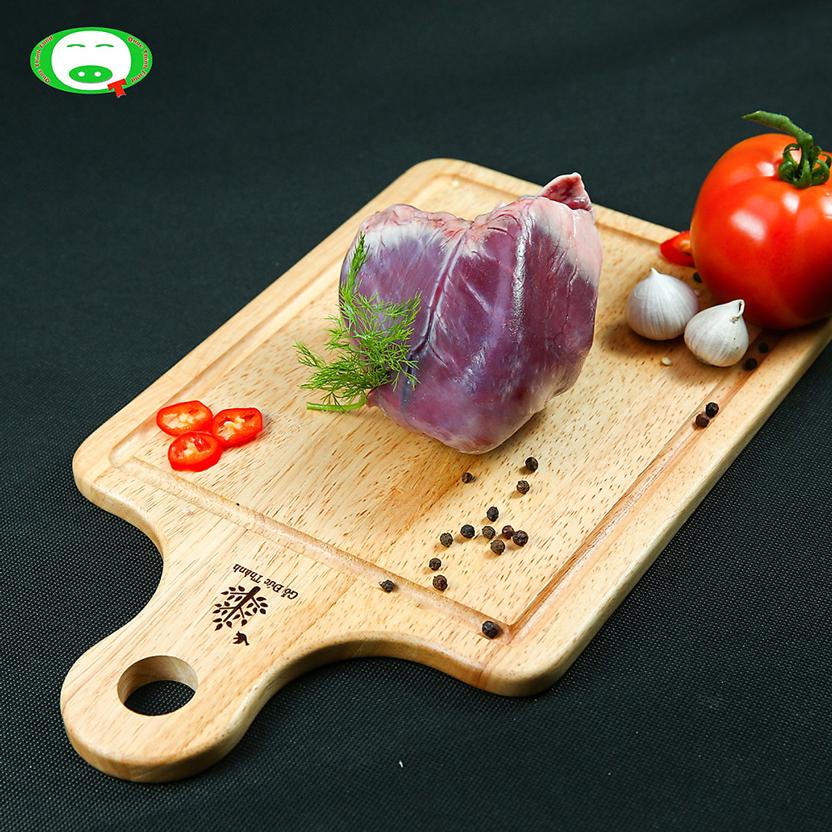 [Giao Liền 3H] - Tim heo (Pork heart) 300-400gr - HCM