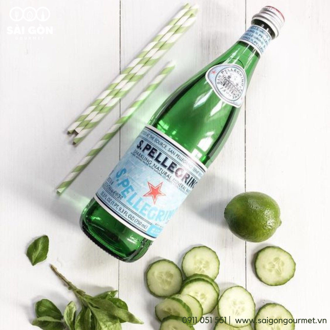 Nước khoáng có ga tự nhiên 500ml (Sanpellegrino - chai nhựa)