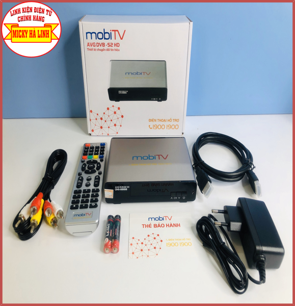 [HCM]Đầu thu Mobitv S2 HD DTH dùng chảo thu sóng của Truyền hình An Viên - Hàng chính hãng