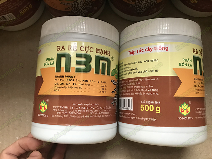 Phân bón kích rễ cực mạnh N3M 500gr