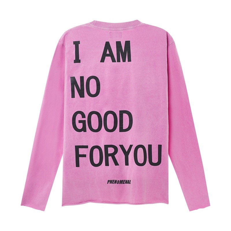 NO GOOD PINK WASHED TSHIRT - ÁO THUN UNISEX PHENOMENAL