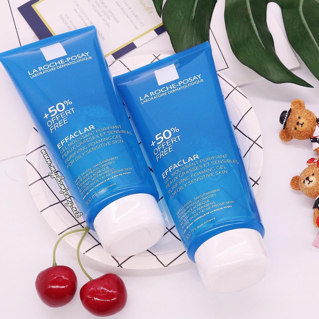 Sữa rửa mặt La Roche Posay cho da dầu & da mụn nhạy cảm Effaclar Purifying Foaming Gel 4.9