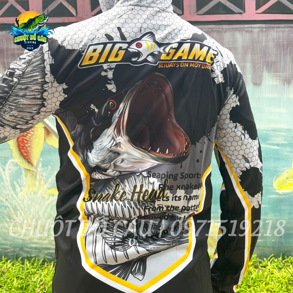 Áo khoác câu cá chống nắng Big Game