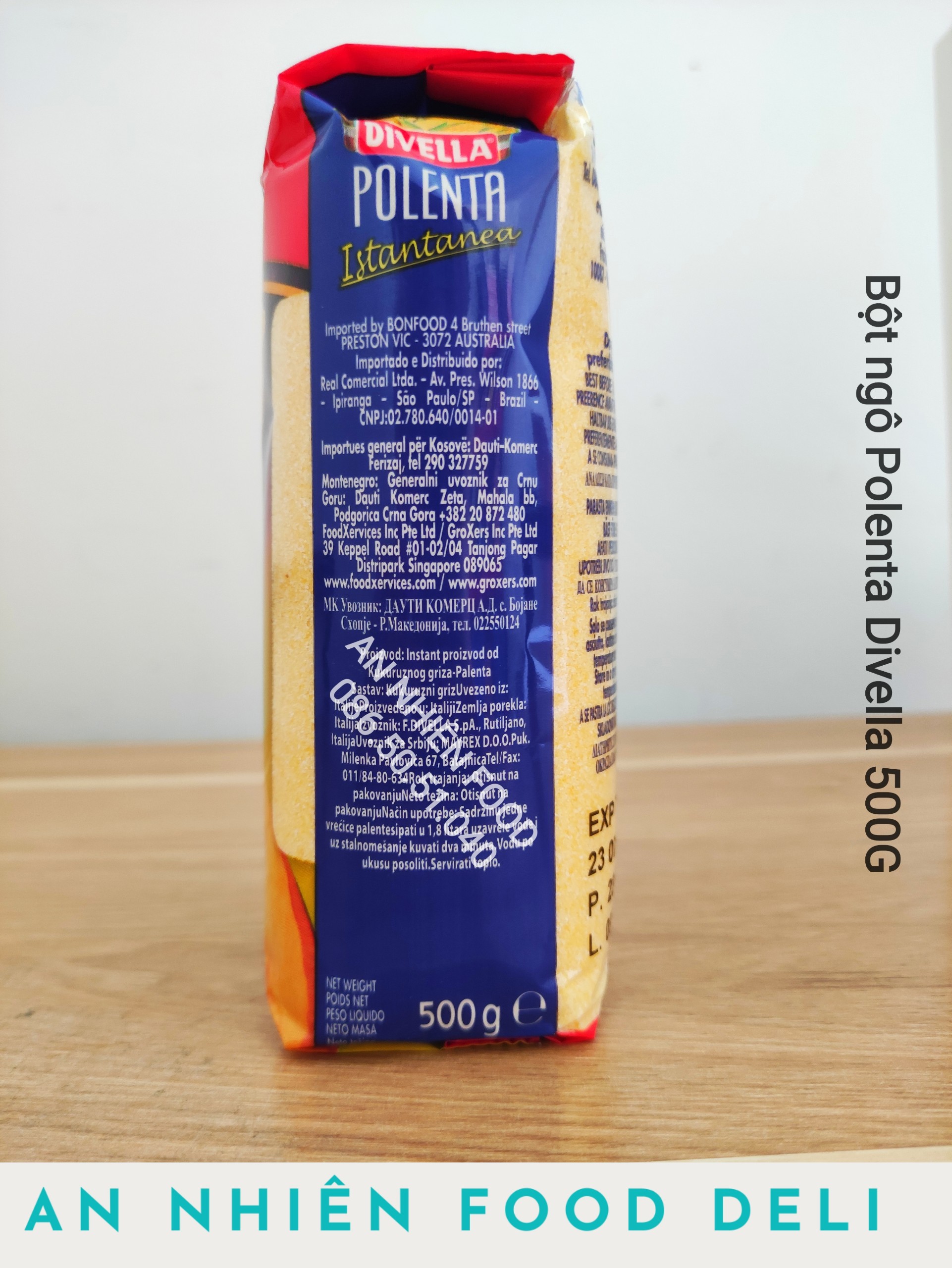 Tinh Bột Ngô Polenta hiệu Divella 500 Gram