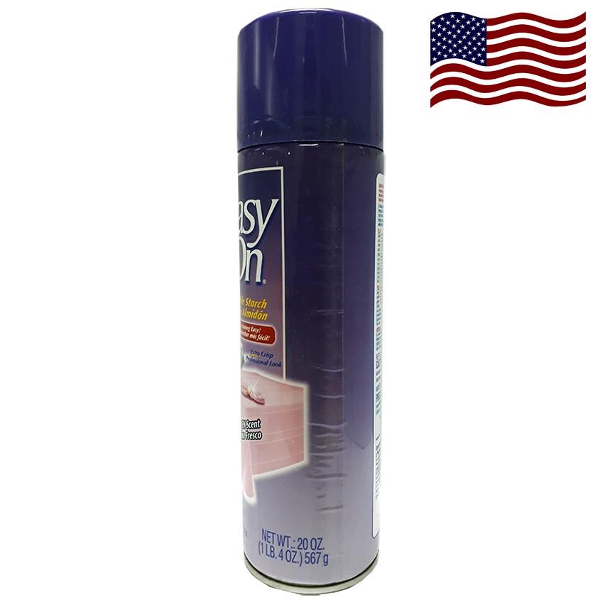Xịt ủi đồ Easy on Double Starch Crisp Linen Scent 20 oz