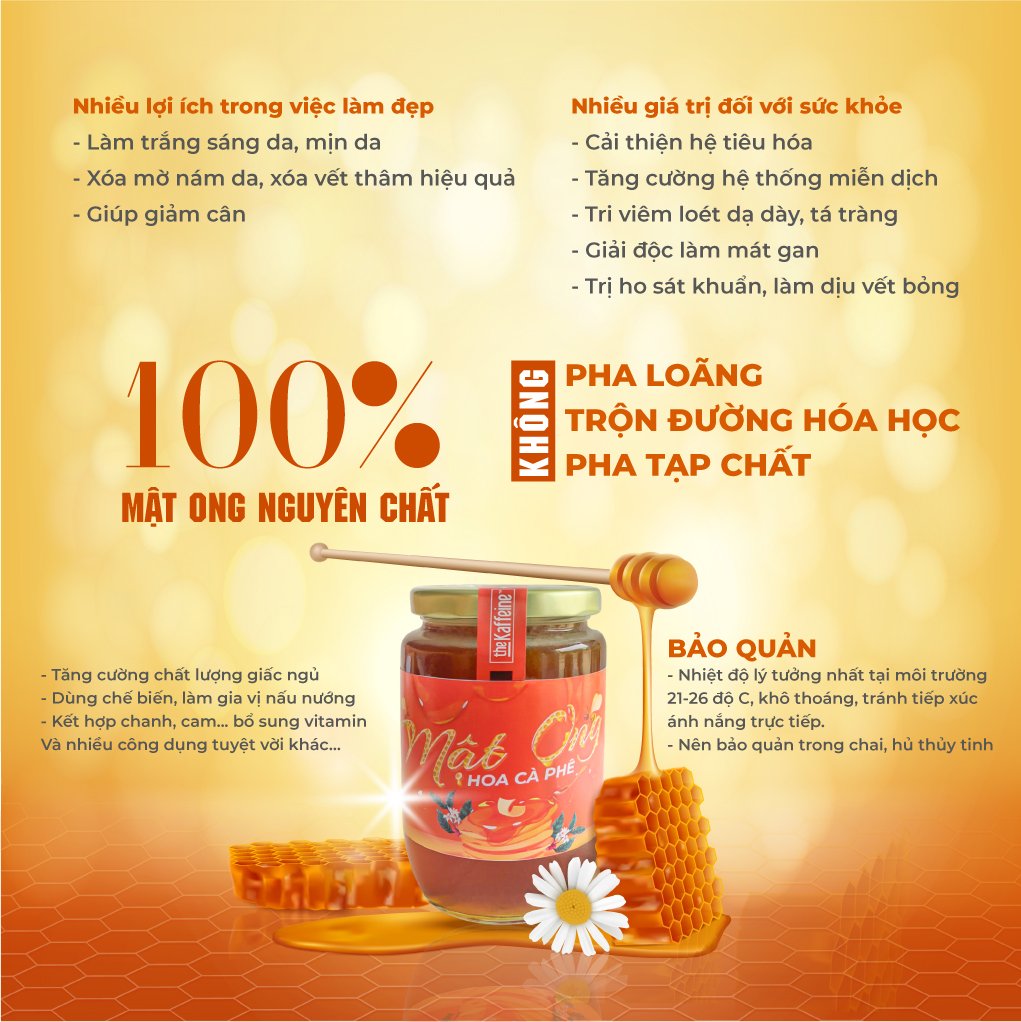 Mật Ong Hoa Cà Phê 500g- The Kaffeine