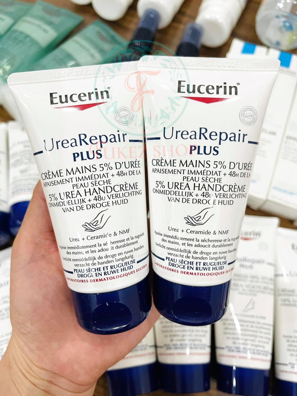 Kem ngừa nứt nẻ da tay khô Eucerin 75ML - Bill Pháp