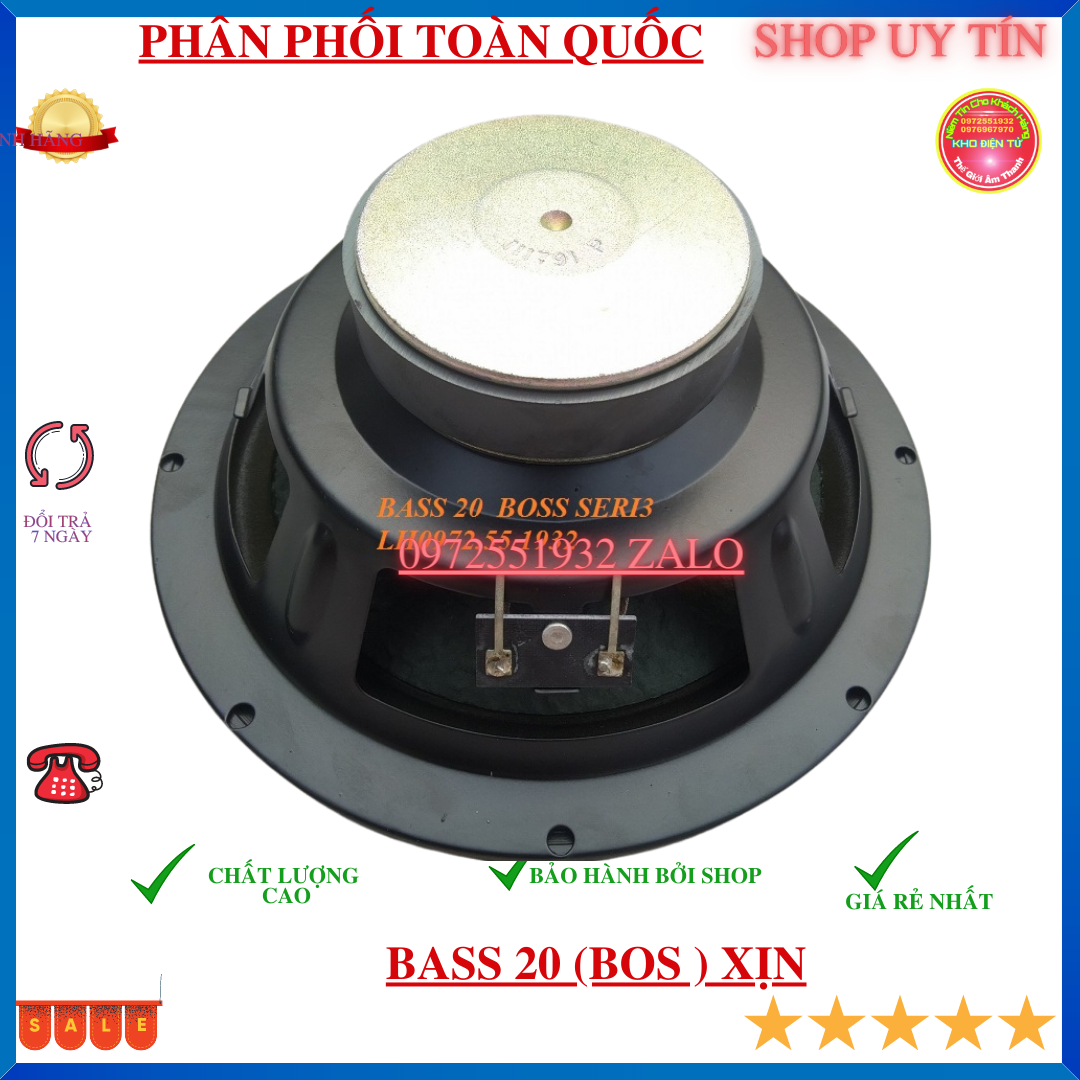 Củ loa bass 20 boss seri 4 hàng xịn luôn - giá 1 chiếc