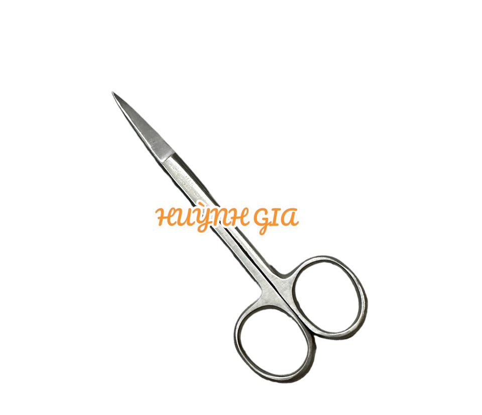 Kéo y tế 14cm thẳng 2 đầu nhọn